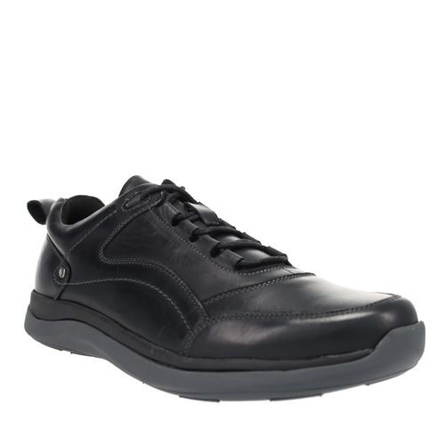 Propet Men's Parson Casual Shoes - Black - Angle