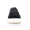Propet Kenji Men's Suede Sneakers - Black - Front