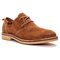Propet Finn Men's Suede Oxford Shoes - Tan - Angle