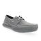 Propet Viasol Lace Men's Boat Shoes - Grey - Angle