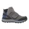 Propet Men's Valais Waterproof Hikers - Grey/Blue - Outer Side
