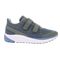 Propet Women's Propet One Twin Strap Athletic Shoes - Grey/Blue - Outer Side