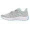 Propet Women's Propet One Twin Strap Athletic Shoes - Grey/Mint - Instep Side