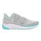 Propet Women's Propet One Twin Strap Athletic Shoes - Grey/Mint - Outer Side