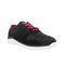 Propet Women's Sarah Sneakers - Black/Pink - Angle