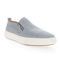 Propet Kate Women's Leather Slip On Sneakers - Grey - Angle