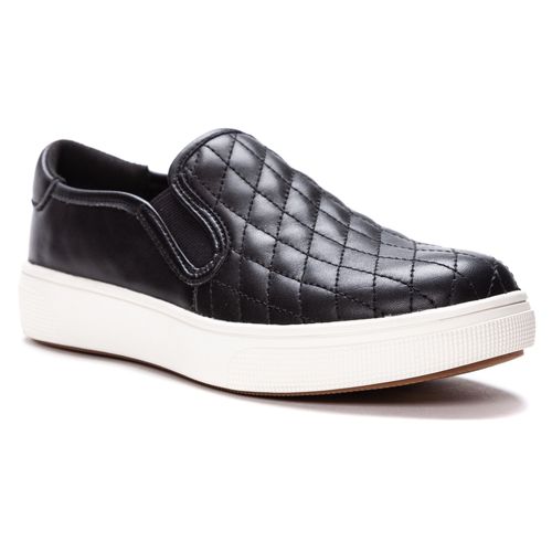 Propet Women's Karly Slip-On Sneakers - Black - Angle