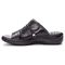 Propet Women's Gertie Slide Sandals - Black - Instep Side