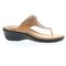 Propet Wynzie Women's Leather Sandals - Tan - Outer Side