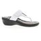 Propet Wynzie Women's Leather Sandals - White - Outer Side