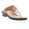 Propet Wynzie Women's Leather Sandals - Tan - Angle
