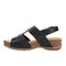 Propet Women's Phlox Sandals - Black - Instep Side