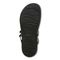 Vionic Elvia - Women's Adjustable Slip-on Orthotic Sandal  - Black Syn Bottom