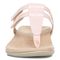 Vionic Elvia - Women's Adjustable Slip-on Orthotic Sandal  - Cloud Pink Syn Front
