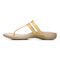 Vionic Elvia - Women's Adjustable Slip-on Orthotic Sandal  - Marigold Syn Left Side