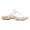 Vionic Elvia - Women's Adjustable Slip-on Orthotic Sandal  - Cloud Pink Syn Right side