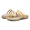 Vionic Elvia - Women's Adjustable Slip-on Orthotic Sandal  - Marigold Syn pair left angle