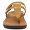Vionic Elvia - Women's Adjustable Slip-on Orthotic Sandal  - Toffee Syn Front