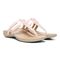 Vionic Elvia - Women's Adjustable Slip-on Orthotic Sandal  - Cloud Pink Syn Pair