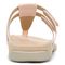 Vionic Elvia - Women's Adjustable Slip-on Orthotic Sandal  - Cloud Pink Syn Back