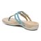 Vionic Elvia - Women's Adjustable Slip-on Orthotic Sandal  - Porcelain Blue Syn Back angle