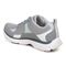 Vionic Dashell Women's Lace Up Athletic Walking Shoe - Light Grey Syn Back angle