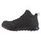 Reebok Men's Sublite Cushion Work Safety Toe Athletic Mid Cut Industrial Shoe - Black - Side View