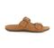 Strive Largo Women\'s Adjustable Strap Slide Sandal - Tan - Side