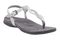 Revitalign Heron T-bar Women's Adjustable Orthotic Sandal - Silver 1