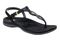 Revitalign Heron T-bar Women's Adjustable Orthotic Sandal - Black 1