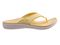 Spenco Yumi Rise Women's Orthotic Flip Flops - Pale Banana - Profile
