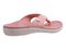 Spenco Yumi Rise Women's Orthotic Flip Flops - Coral Cloud - Bottom