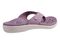 Spenco Yumi Rise Women's Orthotic Flip Flops - Elderberry - Bottom