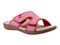 Spenco Kholo Stripe Women's Slip-on Sandal - Red - Pair