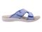 Spenco Kholo Stripe Women's Slip-on Sandal - Carolina Blue - Profile