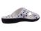 Spenco Kholo Polka Dot Women's Orthotic Slide Sandal - White - Bottom