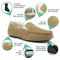 Apex Orthopedic fleece-lined Slippers Women's / Men's Orthopedic Moccasin Slipper - Removable Insoles - Brown