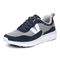 Vionic Ayse - Women's Lace-up Athletic Sneakers with Arch Support - Navy Mesh Left angle