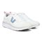 Vionic Ayse - Women's Lace-up Athletic Sneakers with Arch Support - White Mesh Pair