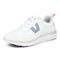 Vionic Ayse - Women's Lace-up Athletic Sneakers with Arch Support - White Mesh Left angle