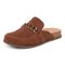 Vionic Georgie Women's Casual Mule / Clog - Monks Robe Suede - Left angle