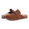 Vionic Georgie Women's Casual Mule / Clog - Monks Robe Suede - pair left angle