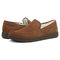Vionic Gustavo Mens Slipper Casual - Toffee - pair left angle