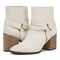 Vionic Carnelia Womens Mid Shaft Boots - Cream - pair left angle