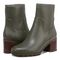 Vionic Ronan Womens Mid Shaft Boots - Olive - pair left angle