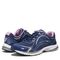 Ryka Sky Walk Women's Athletic Walking Sneaker - Jet Ink Blue / Orchid - pair left angle