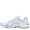 Ryka Sky Walk Women's Athletic Walking Sneaker - White / Metallic Lake Blue - Left Side