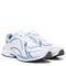 Ryka Sky Walk Women's Athletic Walking Sneaker - White / Metallic Lake Blue - Pair