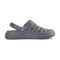 Joybees Varsity Lined Clog - Unisex - Comfy Clog with Arch Support -  Varsity Lined Clog  Adult Charcoal/Grey Cloud Tie Dye  Pp Side View