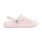 Joybees Varsity Lined Clog - Unisex - Comfy Clog with Arch Support -  Varsity Lined Clog  Adult Pastel Pink/Pastel Pink Pp Side View